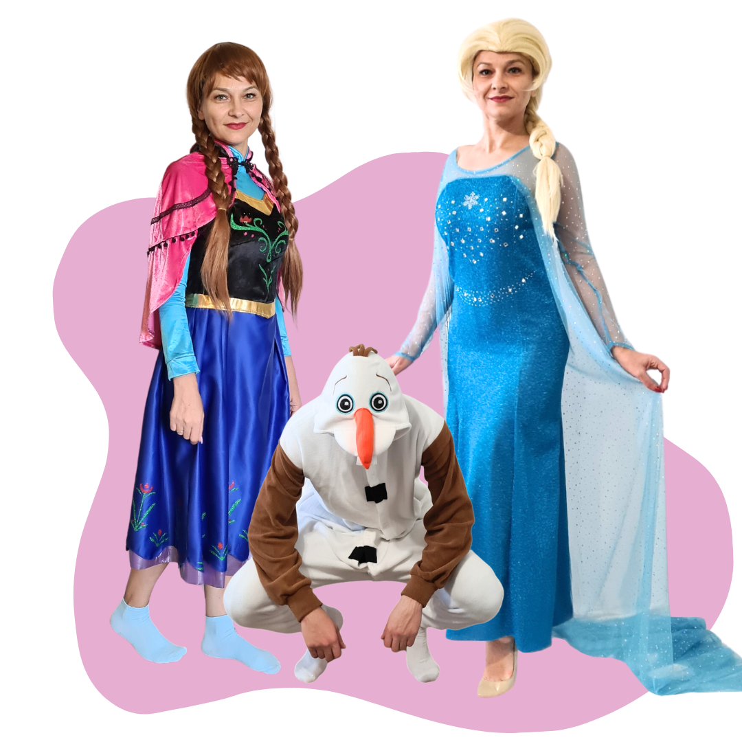 Elsa, Ana si Olaf