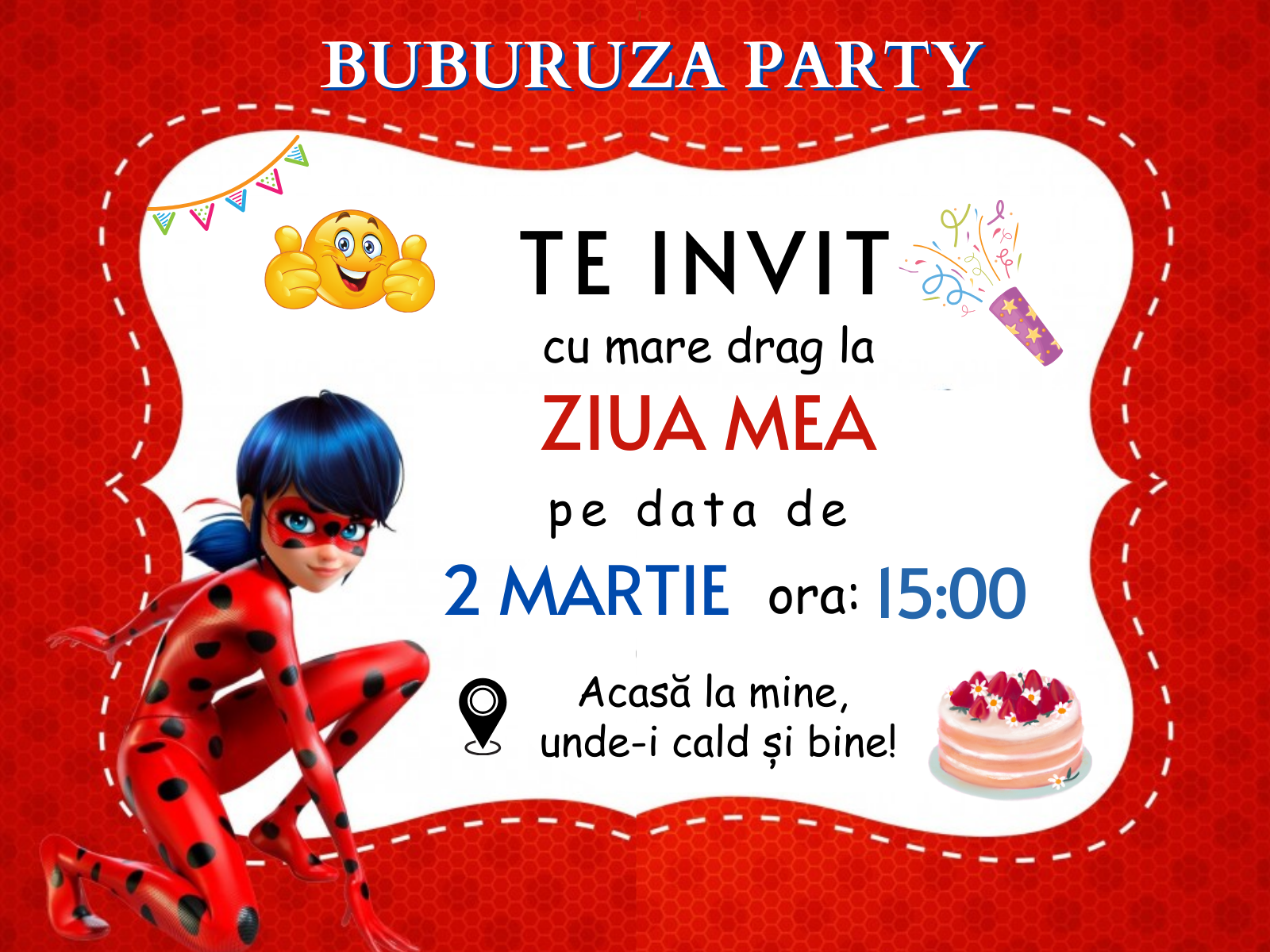 Invitatie Buburuza