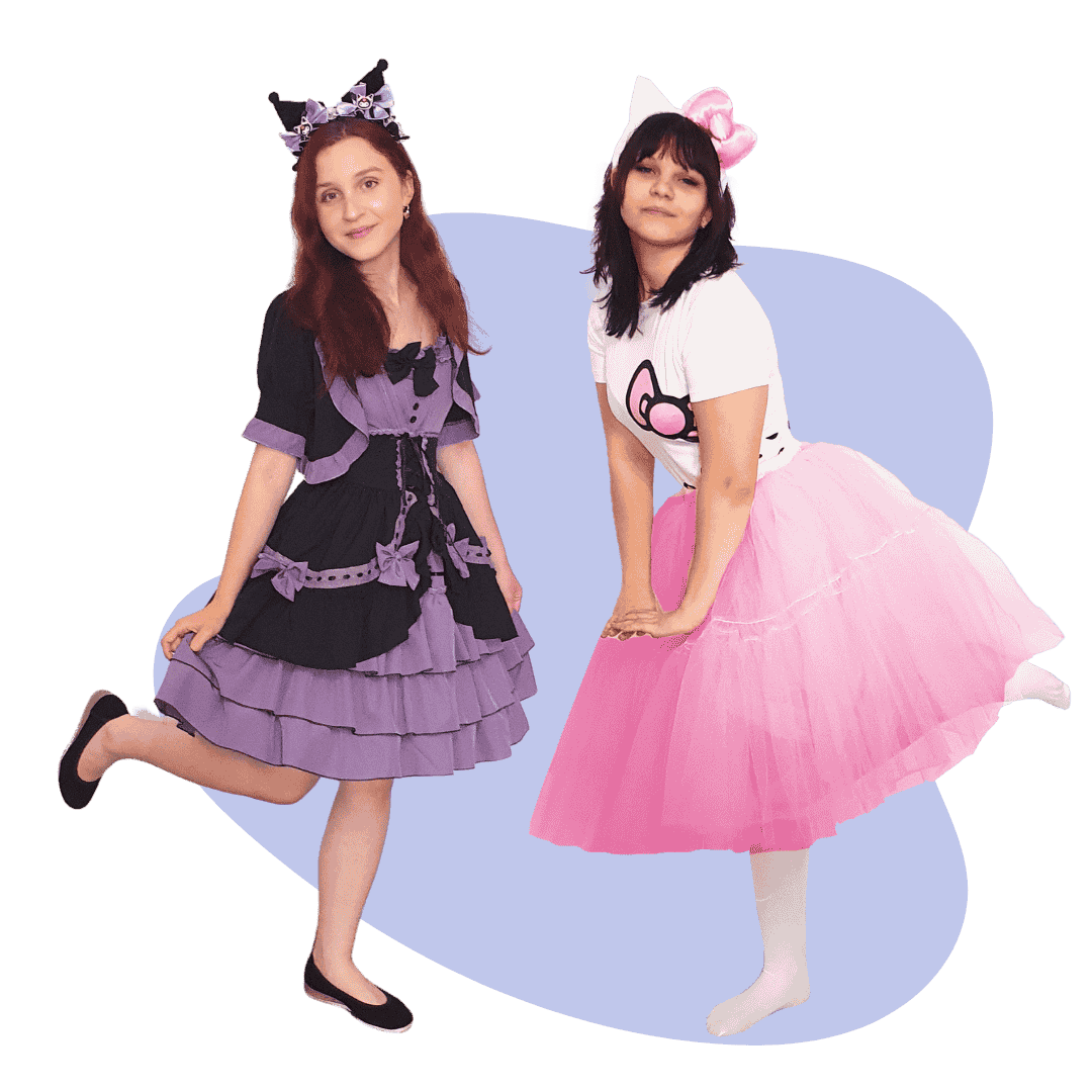 Hello Kitty si Kuromi